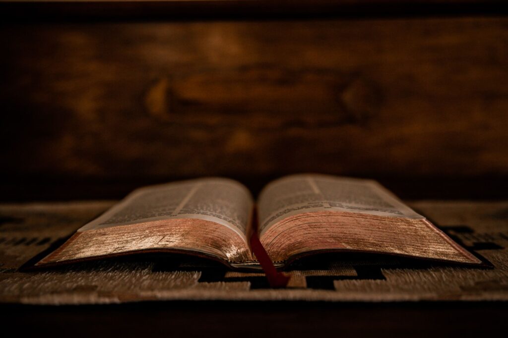 An open Bible in morning light symbolizes the wisdom found in Scripture for communication